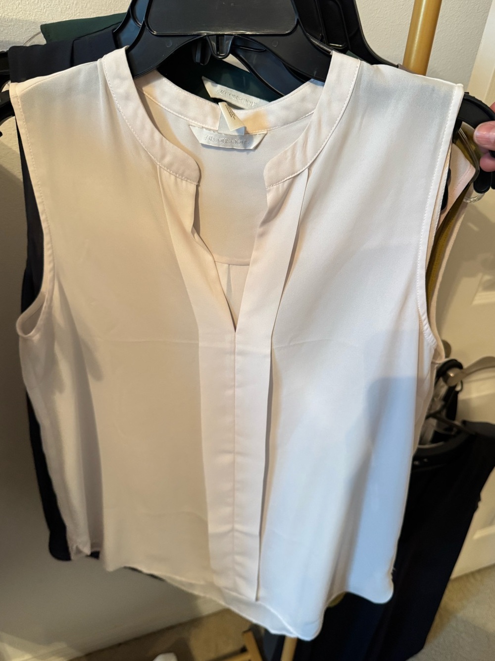 Bundle of 12 Sleeveless Blouses / Tunic Tops – Workwear, Mixed Colors, Size 10